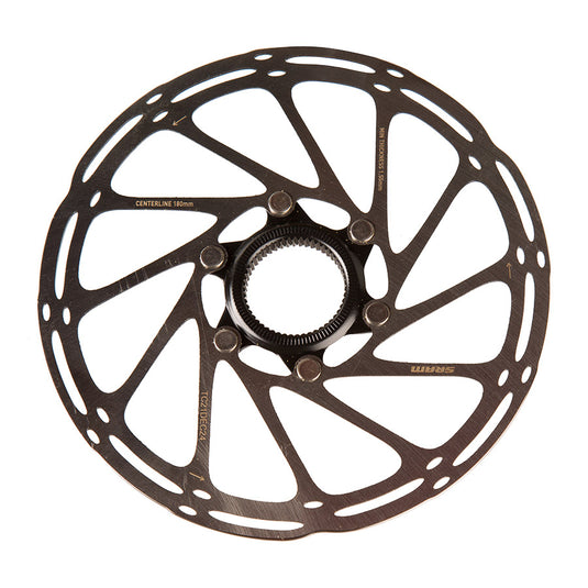 SRAM, Centerline CenterLock Black, 180mm, Center Lock