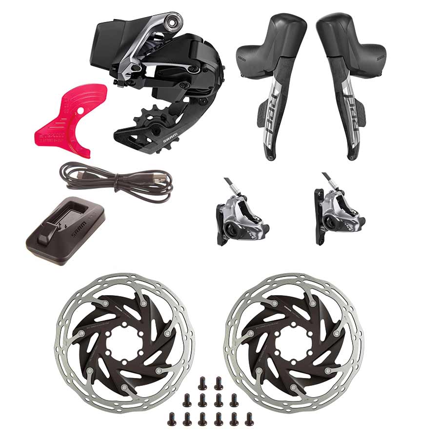 SRAM, Red eTap AXS HRD, Build Kit, 1x, Hydraulic Disc, Flat Mount 2 ...