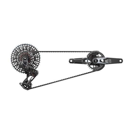 SRAM, X0 T-Type Eagle V2 D2, Build Kit, 165mm