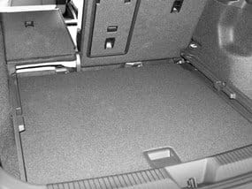 Weathertech Cargo Trunk Liner with Bumper Protector for VW ID.4 - Behind 2nd Row w/Bumper Protector (401426SK), Black