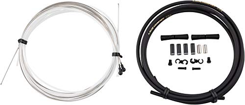 Load image into Gallery viewer, Jagwire Road Elite Sealed Brake Cable Kit for SRAM/Shimano with Ultra-Slick Uncoated Cables, White - RACKTRENDZ
