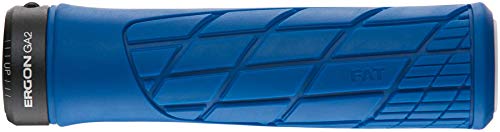 Ergon Grips Technical-GA2 Fat Midsummer Blue (Light Blue) Unisex Adult Bike Handle, One Size - RACKTRENDZ