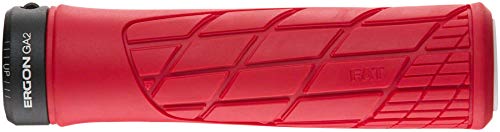 Ergon Grips Technical-GA2 Fat Risky Red (Red) Unisex Adult Bike Handle, One Size - RACKTRENDZ