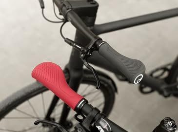 Ergon New GS1 EVO Ergonomic Bike Handlebar Grips, Nightride Blue/Large - RACKTRENDZ