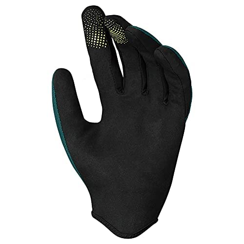 IXS Unisex Carve Gloves - Silicone Grippers and Slip on Design with Touchscreen/Biking/Hiking Compatible (Everglade/XX-Large) - RACKTRENDZ