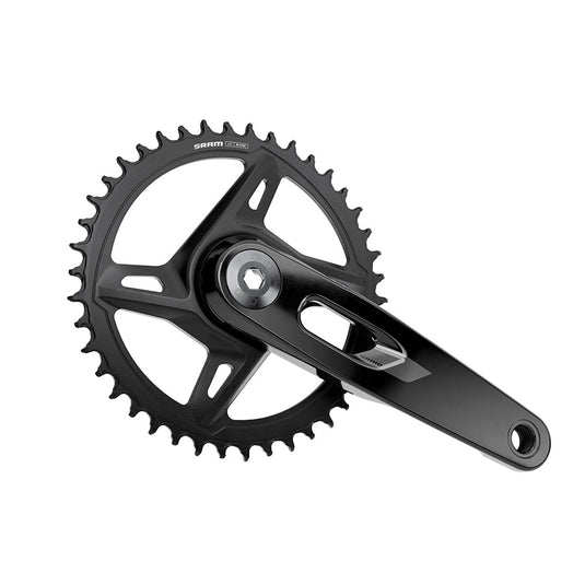SRAM, Rival 1x XPLR E1, Crankset, Speed: 12/13, Spindle: 28.99mm, BCD: Direct Mount SRAM 8 Bolt, 42, DUB, 165mm, Black, Road