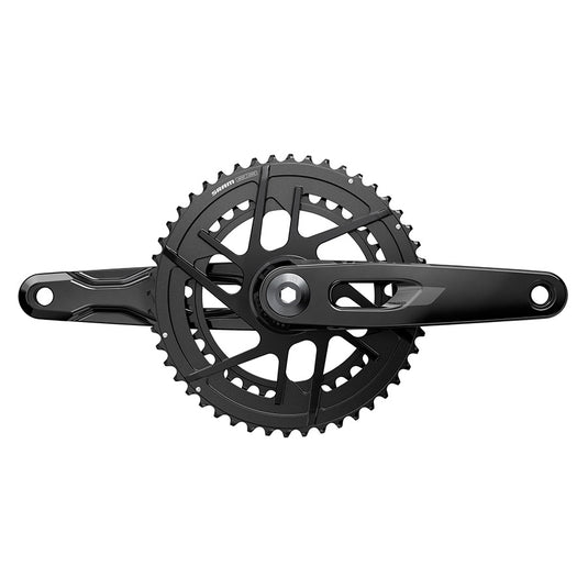SRAM, Rival 2x E1, Crankset, Speed: 12, Spindle: 28.99mm, BCD: Direct Mount SRAM 8 Bolt, 46/33, DUB, 170mm, Black, Road