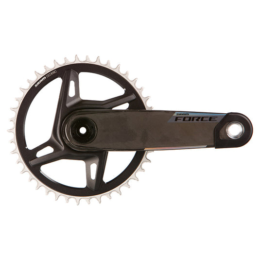 SRAM, Force 1x XPLR Powermeter E1, Power Meter Crankset, Speed: 12/13, Spindle: 28.99mm, BCD: Direct Mount SRAM 8 Bolt, 42, DUB, 175mm, Black, Road