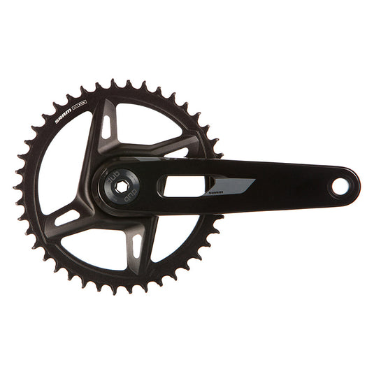 SRAM, Rival 1x XPLR Powermeter E1, Power Meter Crankset, Speed: 12/13, Spindle: 28.99mm, BCD: Direct Mount SRAM 8 Bolt, 42, DUB, 165mm, Black, Road