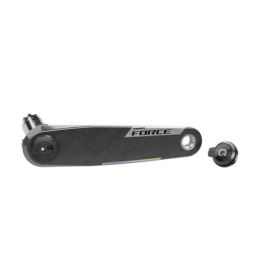 SRAM, Force E1 PM, Left Arm with Power Meter Spindle, Speed: 12/13, Spindle: 28.99mm, DUB, 175mm, Black, Road