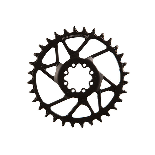 SRAM, S1000 Steel 8 Bolt, Chainring, Teeth: 32, Speed: 12, BCD: Direct Mount, Bolts: 8, Steel, Black