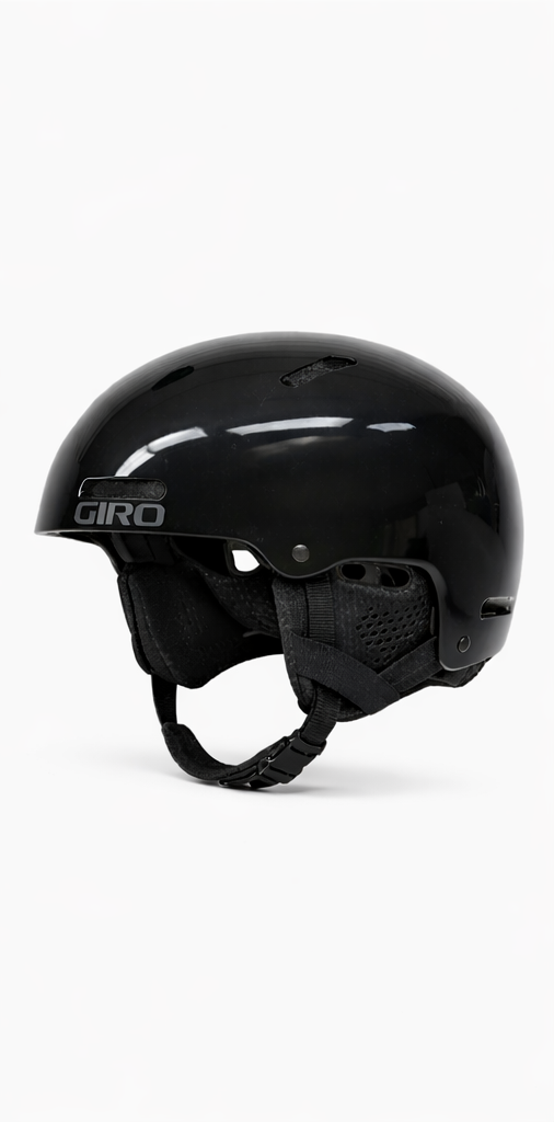 Giro Ledge FS Rental Helmet - Black Gloss, With Size Adjustment, No MIPS