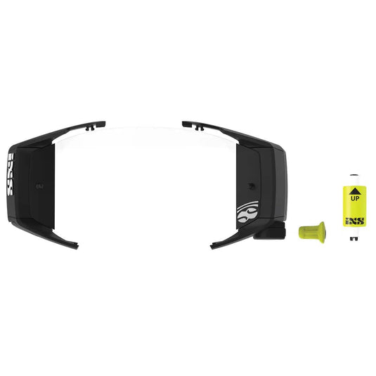 IXS Unisex's roll-Off kit Trigger Glasses, Black, UNI - RACKTRENDZ