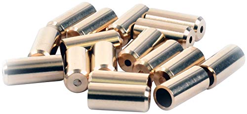 Wheels Manufacturing Cable Housing Ferrule - Brass 4mm Bottle of 50 - RACKTRENDZ