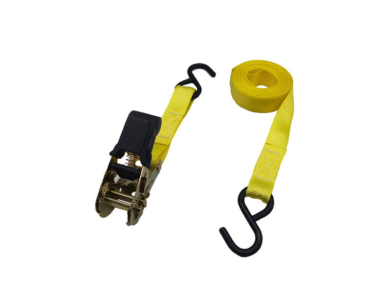 Chargez l'image dans la visionneuse de la galerie, Enthuze Cargo 2-Pack 1" x 15' Ratcheting Tie-Down Straps, 1200 lbs Break Strength
