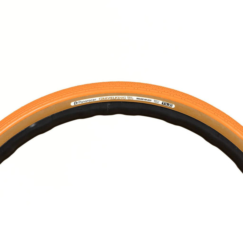 Chargez l&#39;image dans la visionneuse de la galerie, Panaracer Gravel King SS 700 x 38C Tubeless Ready Sunset Orange/Brown - RACKTRENDZ
