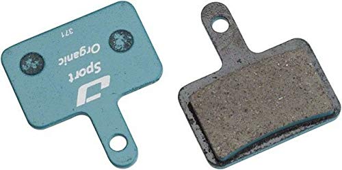 Jagwire Sport Organic Shimano Deore LX T675/ Tektro Auriga Unisex Adults' Brake Pad, Blue - RACKTRENDZ