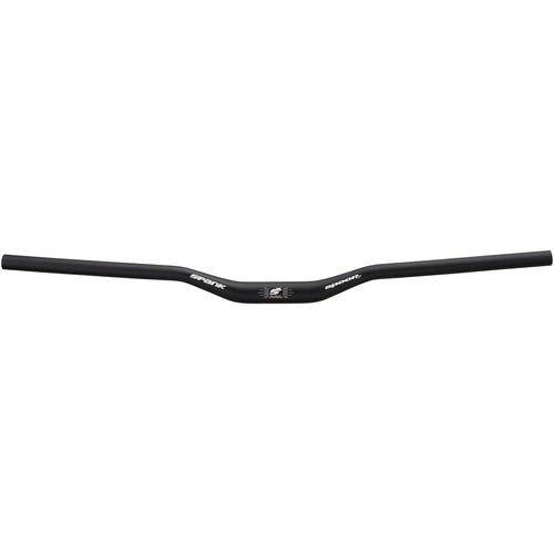 Spank Spoon Bar (Black), Mountain Bike Handlebar, Aluminium Alloy Handlebars, Shotpeen Anodized Finish, Freeride Inspired Geometry Design, 25R - RACKTRENDZ