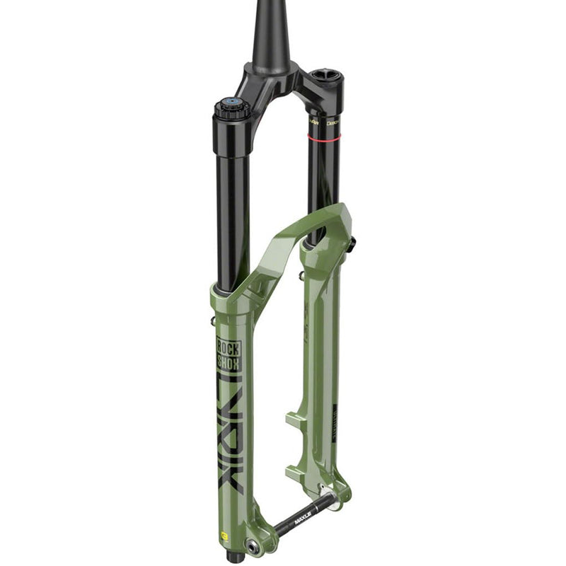 Chargez l&#39;image dans la visionneuse de la galerie, RockShox Lyrik Ultimate Charger 3 RC2 Suspension Fork - 27.5&quot;, 160 mm, 15 x 110 mm, 44 mm Offset, Green, D1 - RACKTRENDZ
