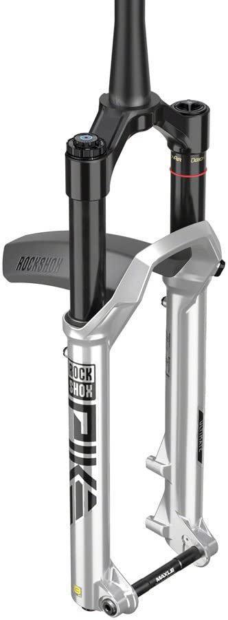 Chargez l&#39;image dans la visionneuse de la galerie, RockShox Pike Ultimate Charger 3 RC2 Suspension Fork - 27.5&quot;, 130 mm, 15 x 110 mm, 44 mm Offset, Silver, C1 - RACKTRENDZ
