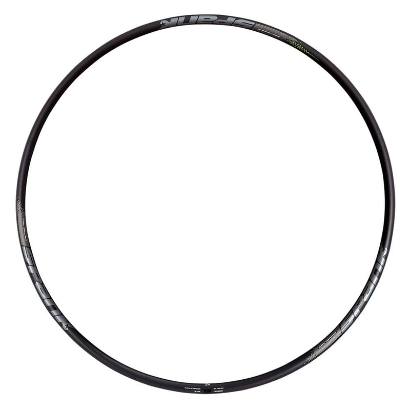 Load image into Gallery viewer, Spank Flare 24 Oc Vibrocore Rim (650b/27.5 Inch/28H -Black), Tubeless Ready Rim, Clincher Rim, Optimized for Gravel, XC and MTB Cross Country use, High Lateral Stiffness - RACKTRENDZ
