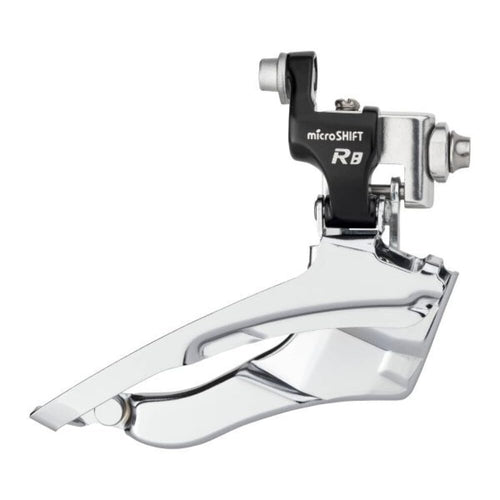 Microshift R8 Front Derailleur 7/8-Speed Triple, 50/39/30T, 31.8/34.9 Band Clamp, Shimano Compatible - RACKTRENDZ