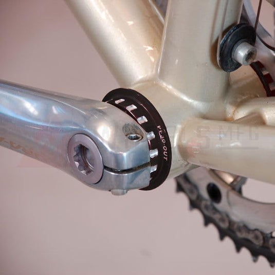 Wheels Manufacturing BB30 to Outboard Bottom Bracket with Angular Contact Bearings, Black, Shimano 24mm Spindle - RACKTRENDZ