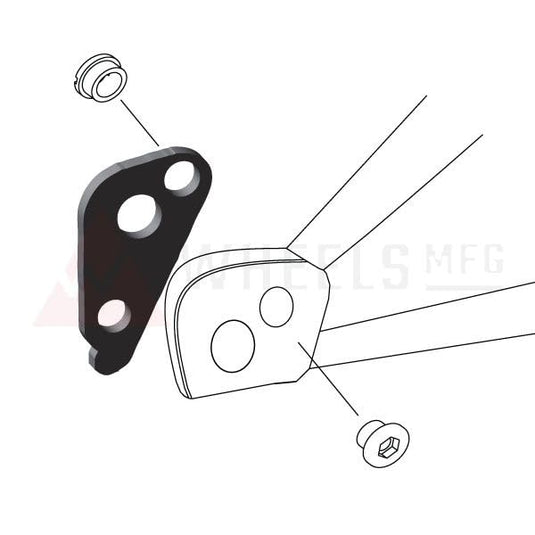 Wheels Manufacturing Dropout-175 Giant Derailleur Hanger - RACKTRENDZ