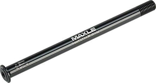SRAM RockShox Maxle Stealth Rear MTB, 12X148, Length 180mm, Thread Length 20mm, Thread Pitch M12X1.75 - Boost Frames: Black 12X148mm - RACKTRENDZ