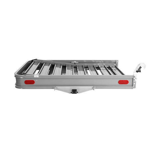Enthuze Aluminum Folding Cargo Carrier with Ramp - 500lb Capacity