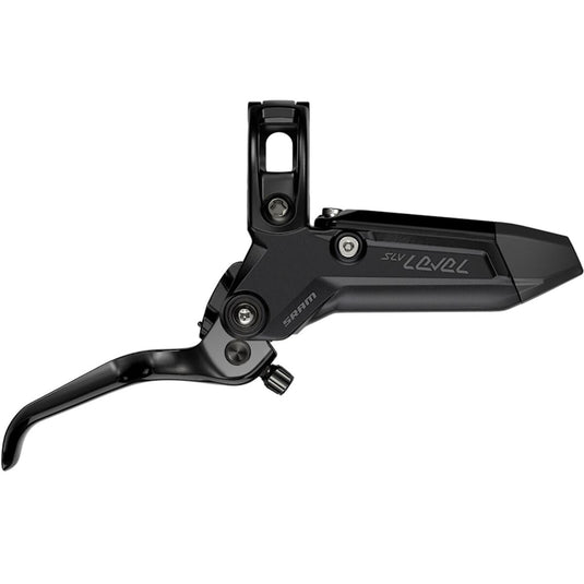 SRAM, Level Silver Stealth 2P, MTB Hydraulic Disc Brake, Rear, Post Mount, Black - RACKTRENDZ