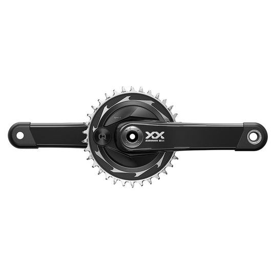 SRAM, XX SL T-Type Power Meter, Power Meter Crankset, Speed: 12, Spindle: 28.99mm, BCD: Thread Mount, 34, Dub, 175mm, - RACKTRENDZ