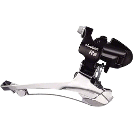 Microshift R8 Front Derailleur 7/8-Speed Double, 52T Max, 31.8/34.9 Band Clamp, Shimano Compatible - RACKTRENDZ