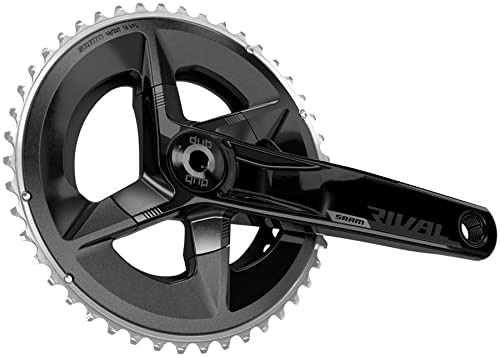 Load image into Gallery viewer, SRAM Rival AXS Crankset - 170mm, 12-Speed, 46/33t, 107 BCD, Dub Spindle Interface, Black, D1 - RACKTRENDZ
