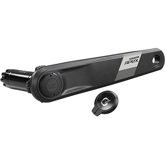 SRAM, Apex D1 Power Meter Assembly, Power Meter Crankset, Speed: 12, Spindle: 28.99mm, Dub, 175mm, Black, Road Disc - RACKTRENDZ