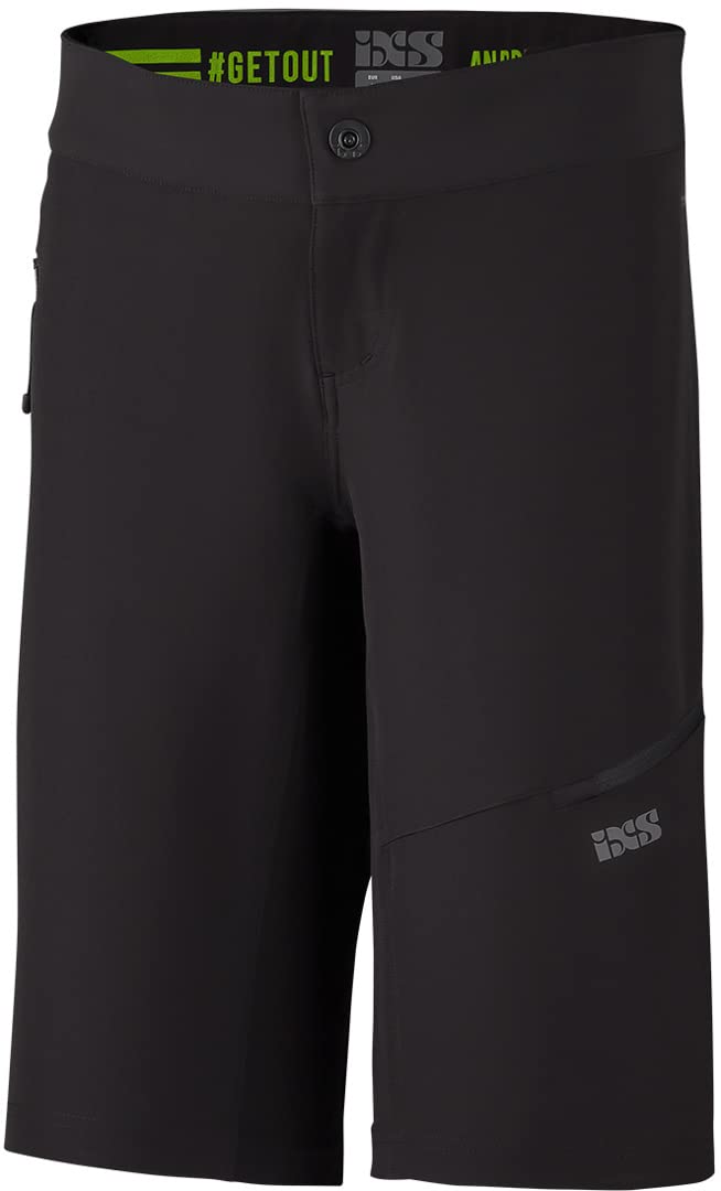 Chargez l&#39;image dans la visionneuse de la galerie, IXS Unisex Women&#39;s Mountain Bike Shorts Carve EVO Black 36 IX-SHO-0680 Board Shorts Black - RACKTRENDZ
