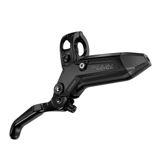 SRAM, Level Silver Stealth 4P, MTB Hydraulic Disc Brake, Rear, Post Mount, Black - RACKTRENDZ