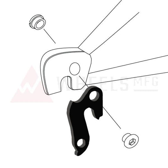 Wheels Manufacturing Dropout-31 Derailleur Hanger - RACKTRENDZ