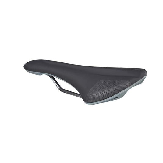 Spank Oozy 280 Anatomic Trail Bicycle Saddle (Black Grey), Perfect for Trail Riders, Flat Upper Shape Bike Seat, Bicycle Seat for Men & Women, Ergonomic Design, Waterproof Bicycle Saddle - RACKTRENDZ