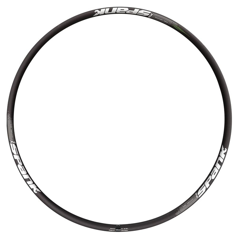 Load image into Gallery viewer, Spank 359 Vibrocore Rim (32H/27.5”/ Height-19MM, Black), Tubeless Ready Rim, Clincher Rim, Optimized for Gravel, ASTM-5, Free Ride DH, E-bike and All Mountain use, High Lateral Stiffness - RACKTRENDZ
