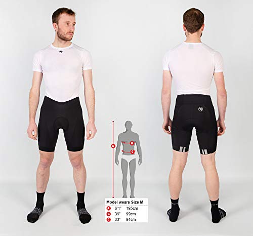 Endura Men's FS260 Waist Road Cycling Short Black, XX-Large - RACKTRENDZ