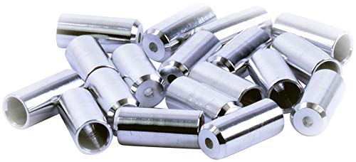 Wheels Manufacturing Cable Housing Ferrule - Alloy 4mm Bottle of 50 - RACKTRENDZ