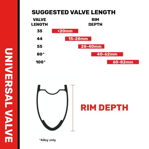 Load image into Gallery viewer, Stans NoTubes Universal 55mm Tubeless Valve Stem - Pair - AS0096 - RACKTRENDZ
