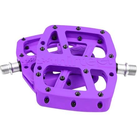 Chargez l&#39;image dans la visionneuse de la galerie, e*thirteen Components Base Flat Pedals Eggplant, Set - RACKTRENDZ
