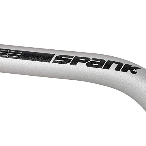 Spank Spoon 800 (Raw Silver, 800mm), Rise 40mm Unisex Adult Hanger, Mountain Bicycle Handlebar, Aluminium Alloy Handlebars, Bicycle Handlebars, Steady Handlebar - RACKTRENDZ