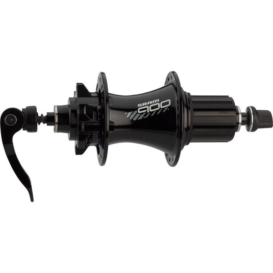 SRAM 900/9/10/11-Speed, Rear 32 Hole, Black Disc with QR and 12x142 mm Caps 00.2018.013.011 Hub – Black, One Size - RACKTRENDZ