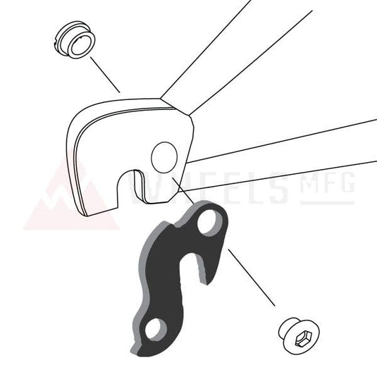 Wheels Manufacturing Dropout-49 Derailleur Hanger - RACKTRENDZ