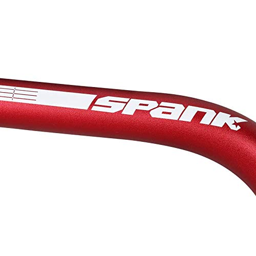 Spank Spoon 800 (Red, 800mm), Rise 20mm Unisex Adult Hanger, Mountain Bicycle Handlebar, Aluminium Alloy Handlebars, Bicycle Handlebars, Steady Handlebar - RACKTRENDZ