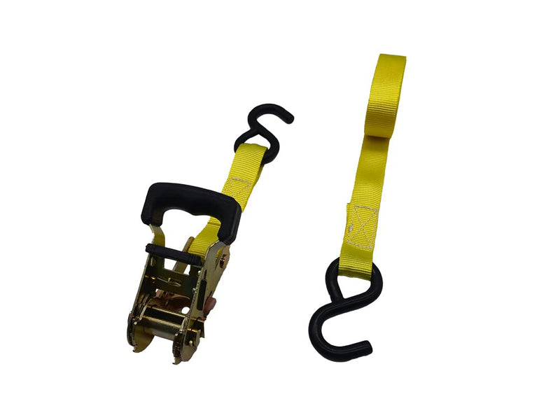 Load image into Gallery viewer, Enthuze Cargo 2-Pack Ratcheting Tie-Down Straps, 1" x 15', 2000 lbs
