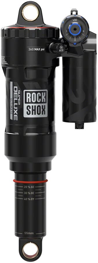 Chargez l&#39;image dans la visionneuse de la galerie, RockShox Super Deluxe Ultimate RC2T Rear Shock - 210 x 55mm, LinearAir, 2 Tokens, Reb/Low Comp, 320lb L/O Force, - RACKTRENDZ
